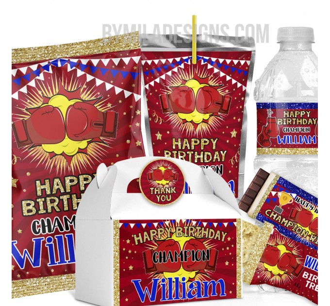Box theme Birthday Party Decor
