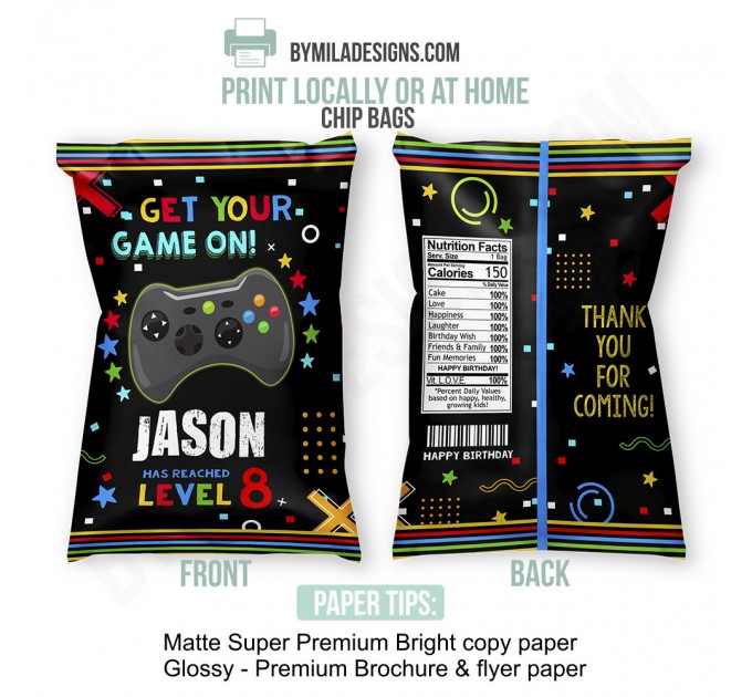 Game Party Decor for Gaming Birthday  B5