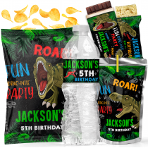 Editable Dinosaur Birthday Party Decorations B7