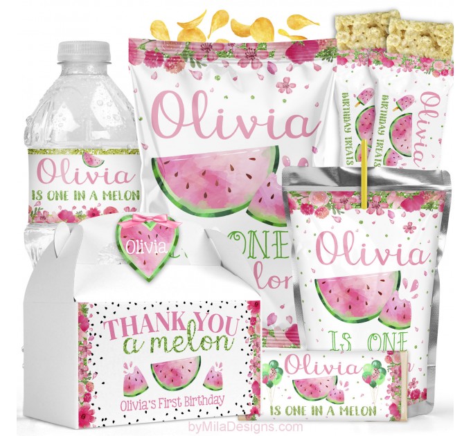 One in a Melon Birthday Party Decor B12