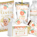 Peach First Birthday Party Decor B10