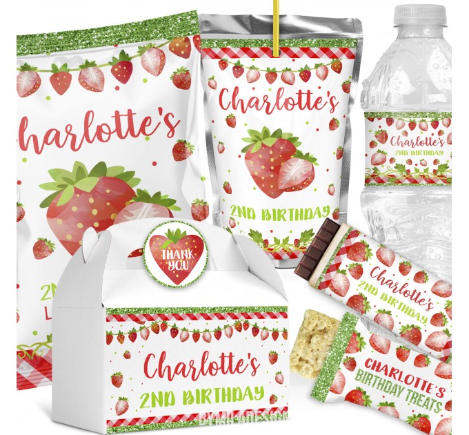 Strawberry Birthday Party Decorations