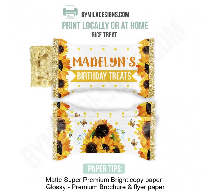 Sunflower First Birthday Party Decor B9