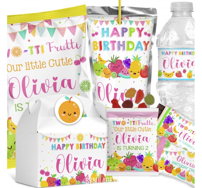Tutti Frutti Twotti Birthday Party Decorations